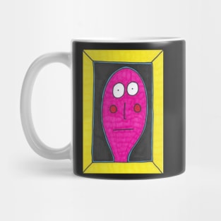 Man on Black Background Mug